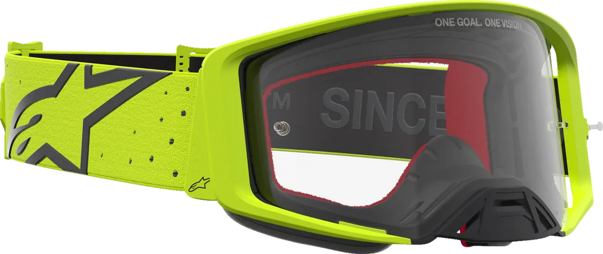 Alpinestars Supertech Vesta Goggle Yellow Fluo Black/Clear
