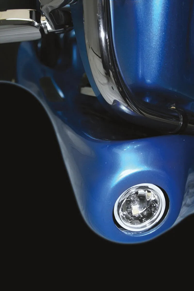 Motor Trike Auxiliary Fog Lights - Trax Running Boards