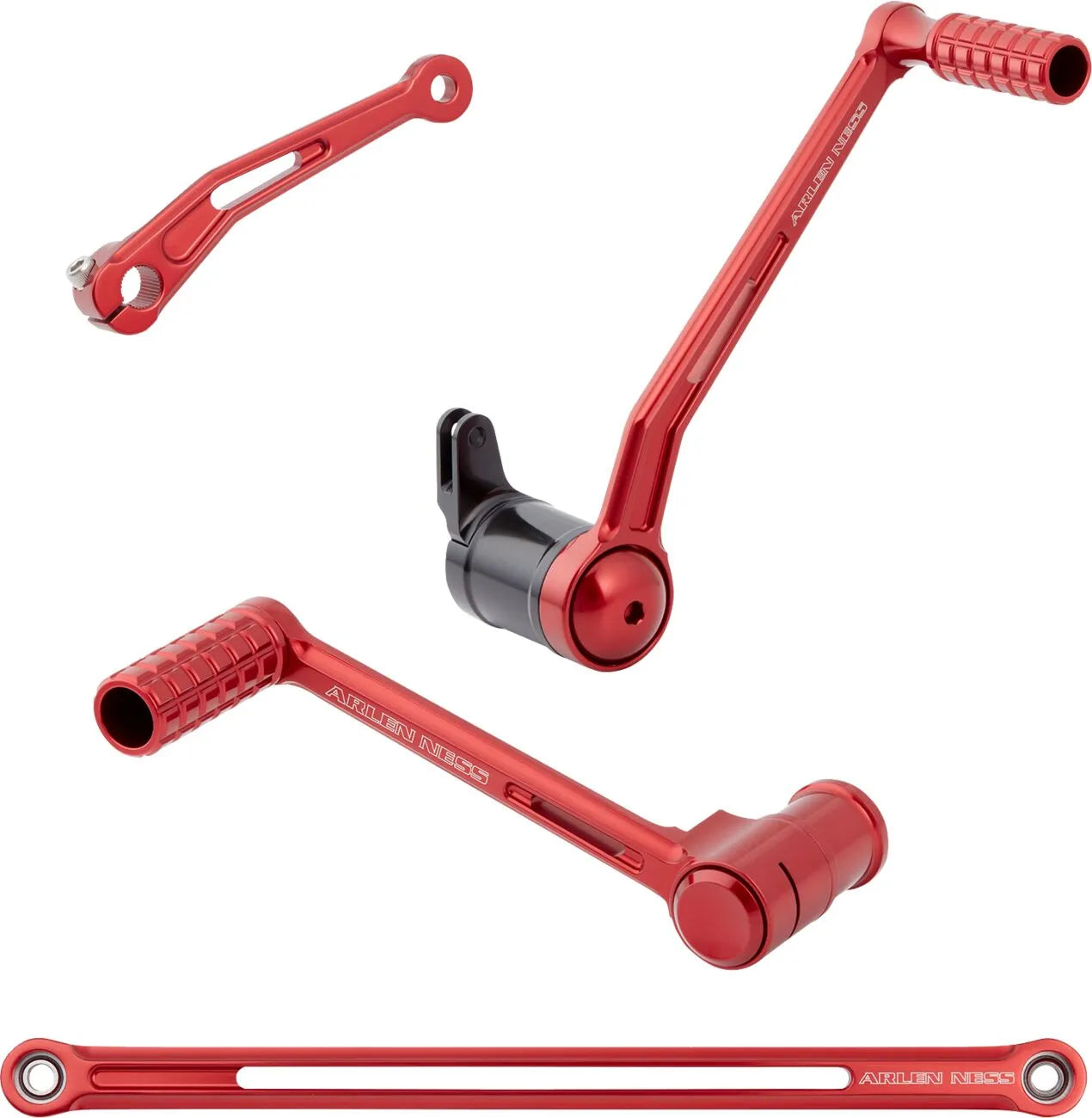 Arlen Ness Speedliner Foot Control Kit - Red