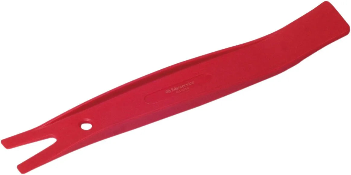 Bikeservice Red Plastic Panel Removal Pry Tool