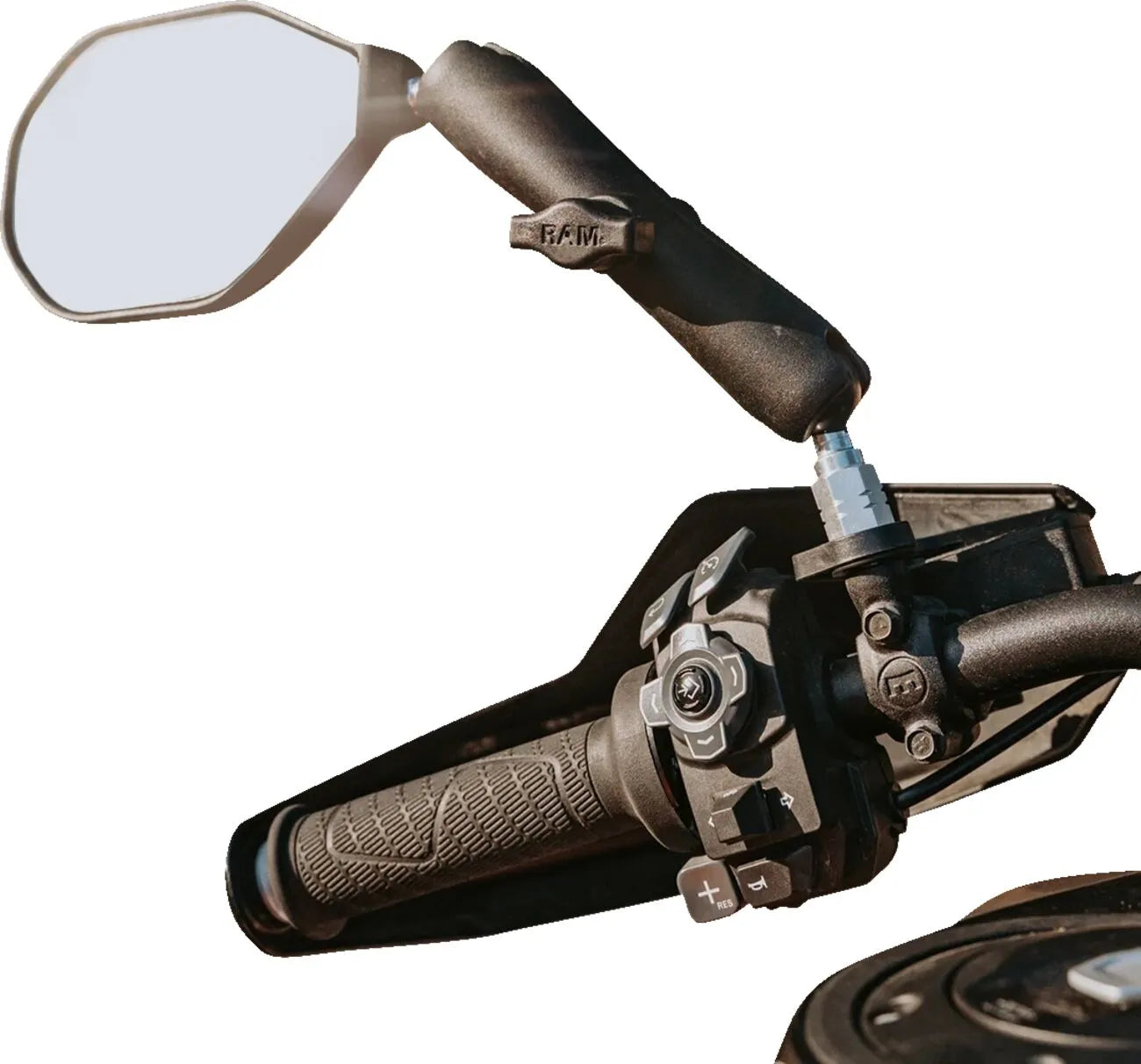 Ram Mounts Tough-mirror™ Left Mirror With Ball