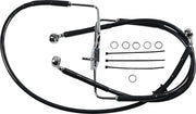 Drag Specialties Extended Bremse Hose 39" Rustfrit Stål Front