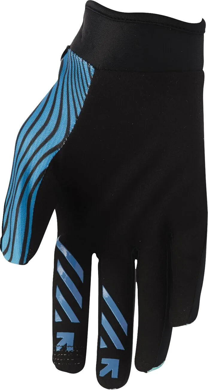 Thor Launchmode Identity Gloves - Black/Teal