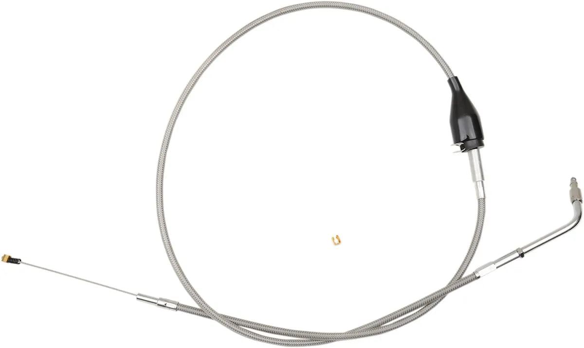 La Choppers Stainless Braided Idle Cable for 12"-14" Ape Hangers