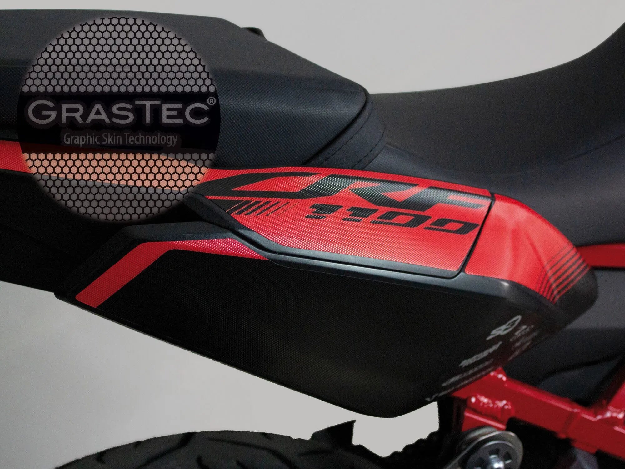 Uniracing Decal Kit For Honda Motorcycles - Black/red