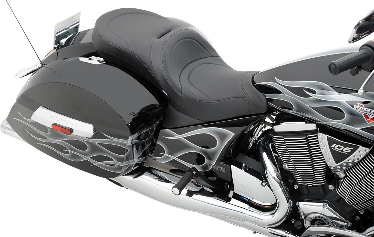 Drag Specialties Low-profile Touring Seat - For VICTORY