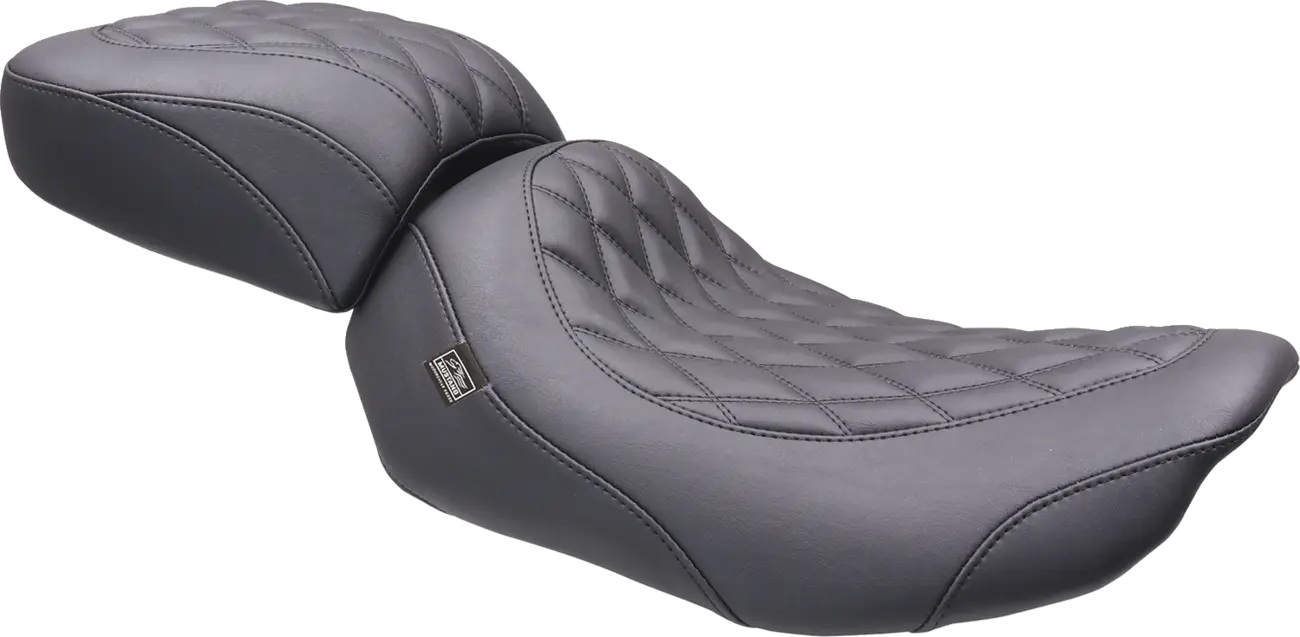 Mustang Wide Tripper Solo Seat - For Harley Davidson