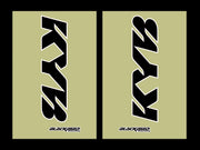 Blackbird Racing Fork Stickers For Kyb Forks
