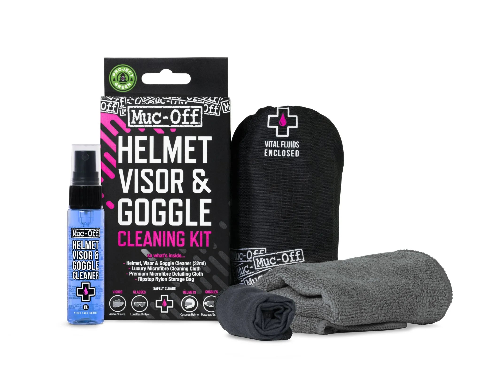Muc-off Visor, Lens & Goggle Cleaning Kit