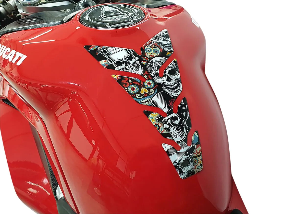 Onedesign Resin Tank Pad - Skull Graphic