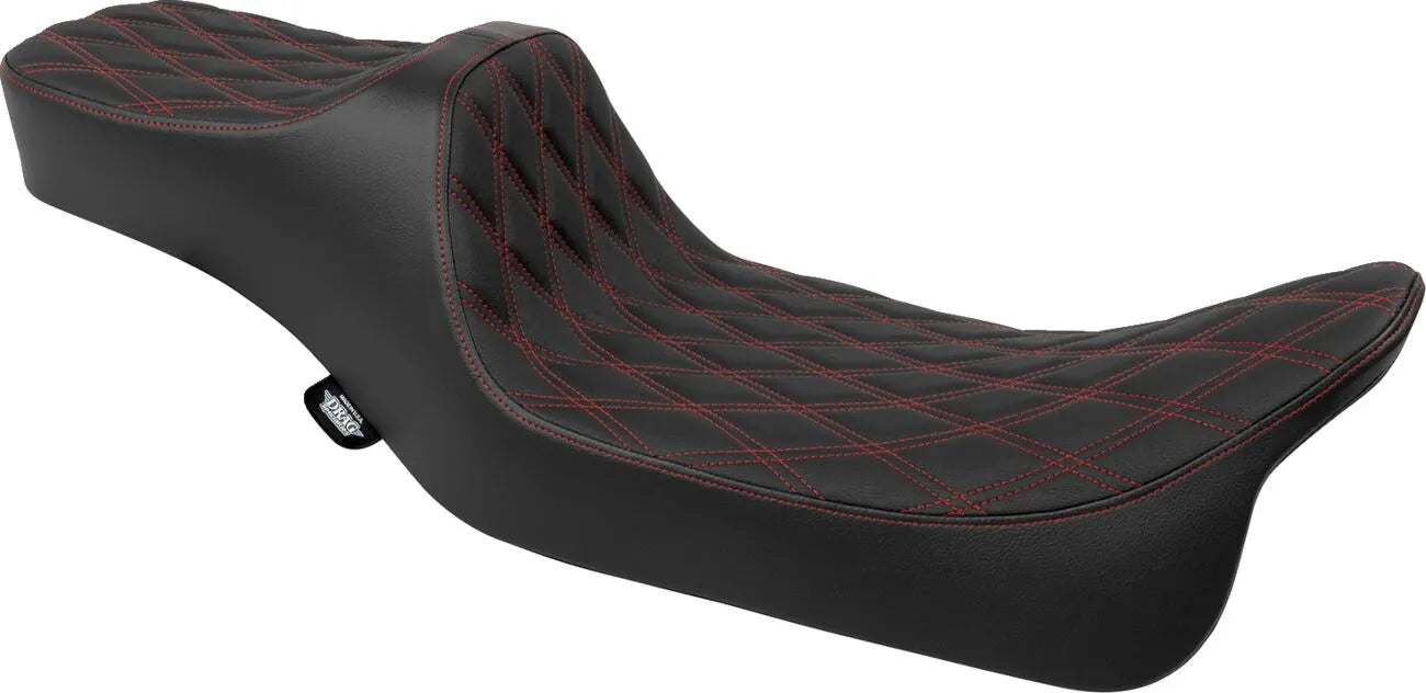 2-Up Drag Specialties Extended Reach Predator Iii Seat - For Harley Davidson