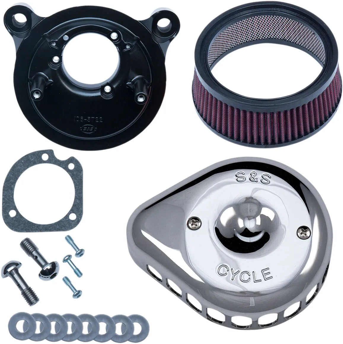 S&s Cycle Mini Teardrop Stealth Air Cleaner Kit