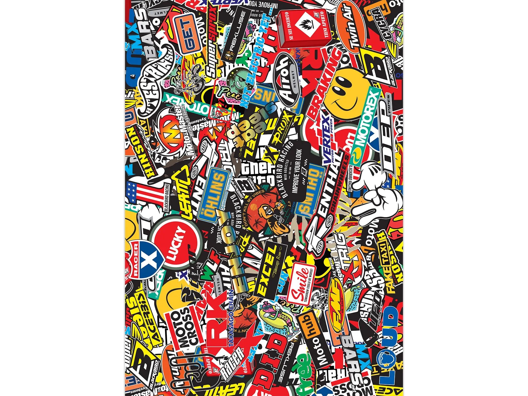 Blackbird Racing Decal Logo Sheet Universal Fit