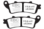 Ebc Vee Semi-sintrede Bremseklodser - Bag