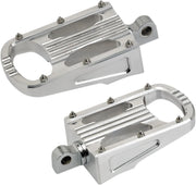 Biltwell Punisher Foot Pegs - Silver, Cnc Aluminum