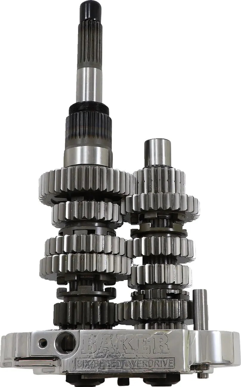 Baker Drivetrain Overdrive 6-Speed Polished Gear Set for HD EG