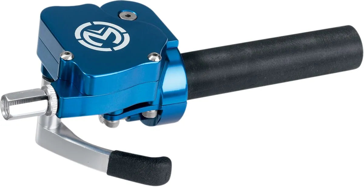 Moose Offroad Dual Gasser Throttle - Blue Aluminum