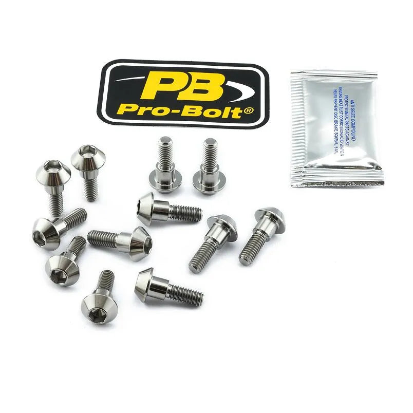 Pro Bolt Titanium Bremse Rotor Bolt Kit