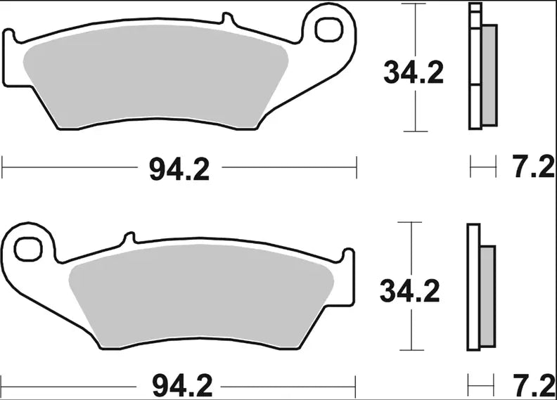 Brembo Sx Prime Line Sintered Brake Pad Set