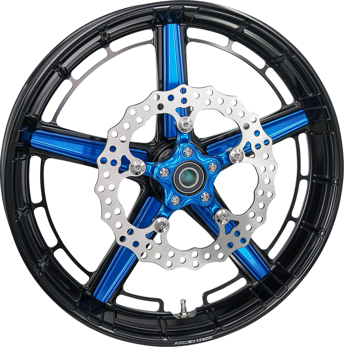 Arlen Ness Flatline Rim Insert Blue for 19 x 3.25" Wheels