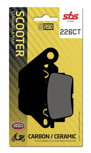 Sbs Ct Scooter Carbon Tech Organic Brake Pads - Front