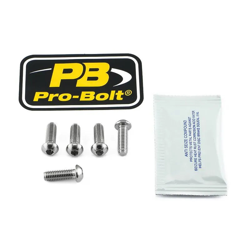Pro Bolt Rustfri Stål Bremsskiver Monteringsbolt Kit