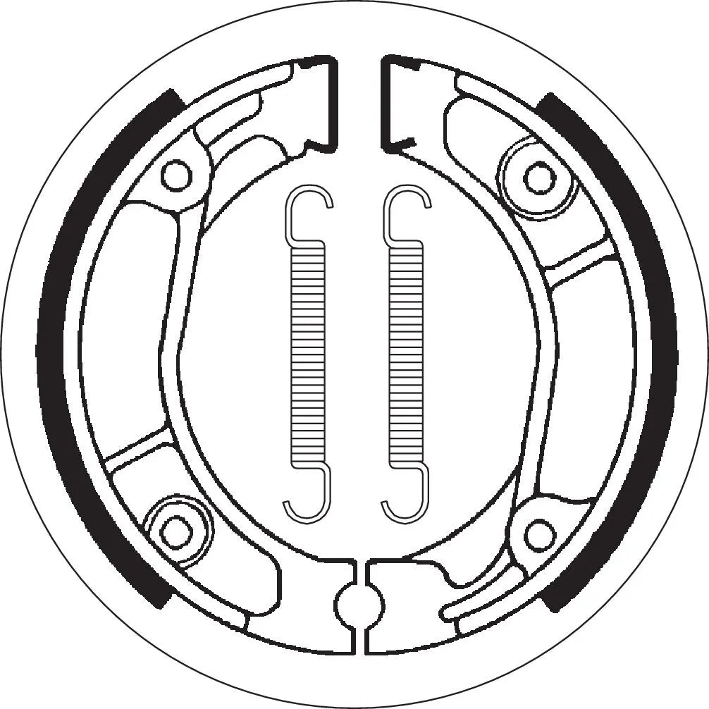 Sbs Ceramic Organic Brake Shoes - Superior Performance