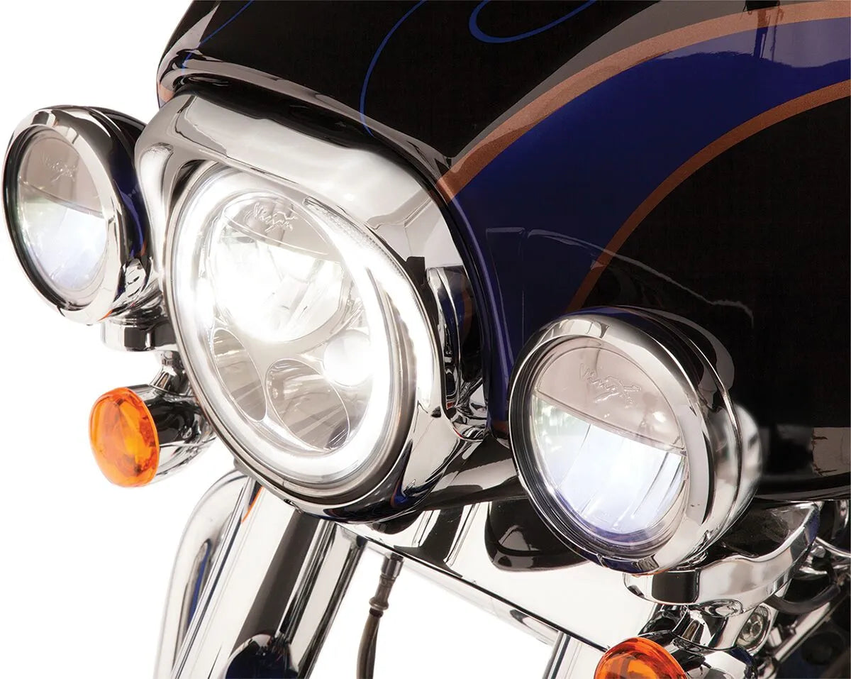 Ciro Fang Headlight Bezels With Led Running Lights