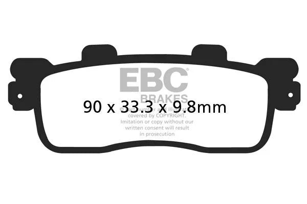 Ebc Sfac Carbon Scooter Brake Pads