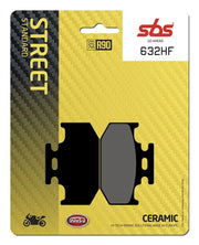 Sbs Hf Street Ceramic Bremseklodser - Organic Base - Rear