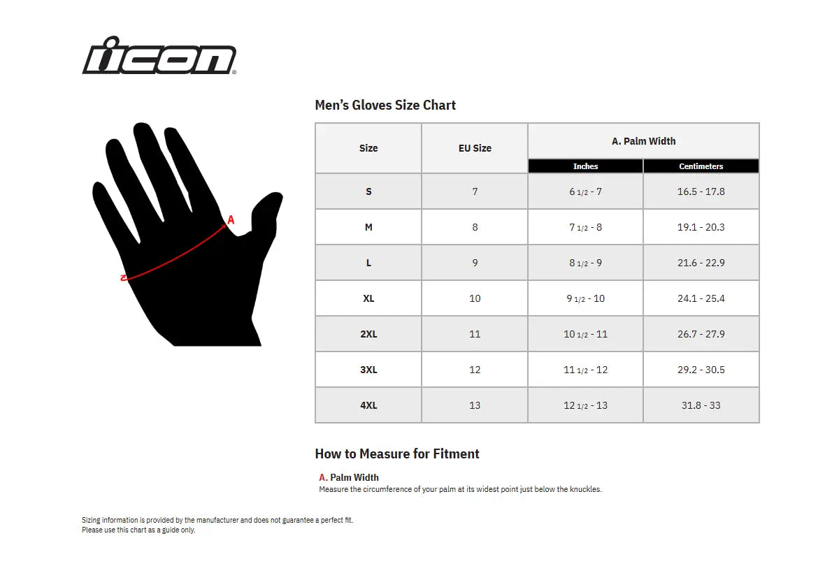 Icon Airform Slabtown Gloves - White