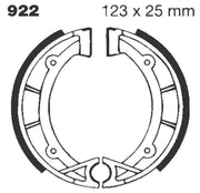 Ebc Standard Brake Shoes - Organic Base - Rear