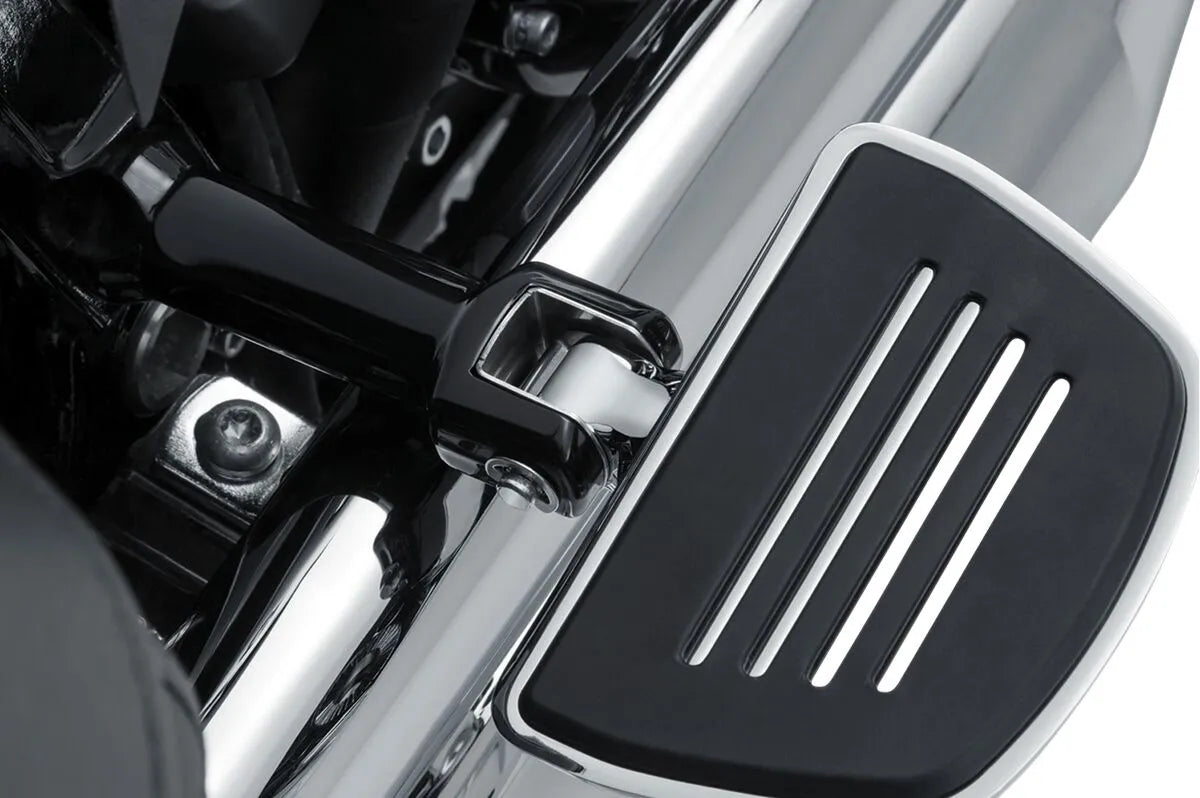 Kuryakyn Footpeg Adapters - Chrome, Adjustable