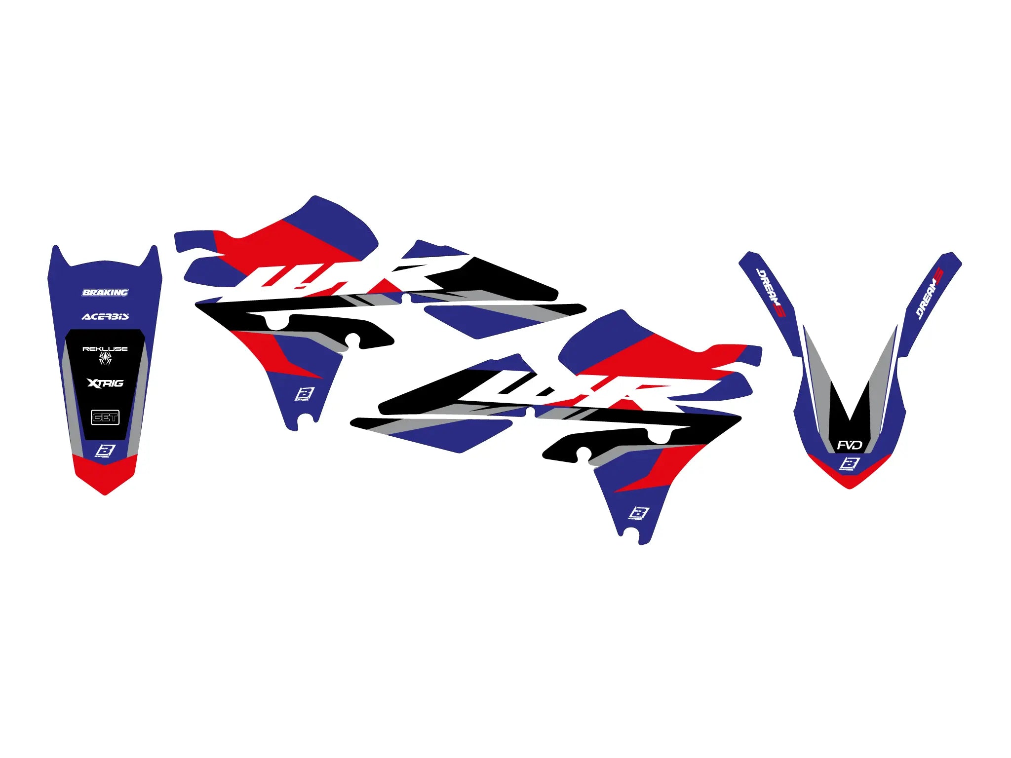 Blackbird Racing Dream 5 Graphic Kit For Yamaha