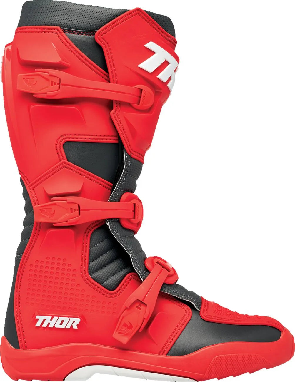 Thor Blitz XR Boots Red Charcoal