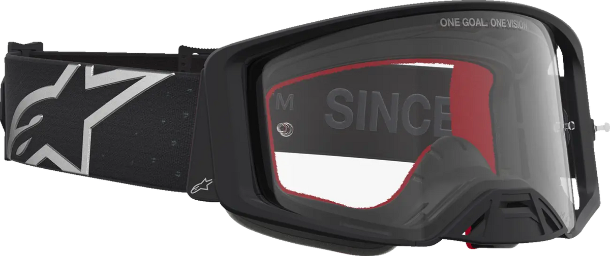Alpinestars Supertech Vesta Goggle Black Matte Silver-Matte