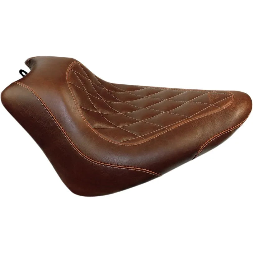 Mustang Wide Tripper Solo Seat - For Harley Davidson