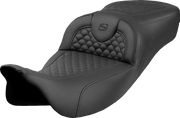 Saddlemen Roadsofa Dragon Scale Seat - For Harley Davidson