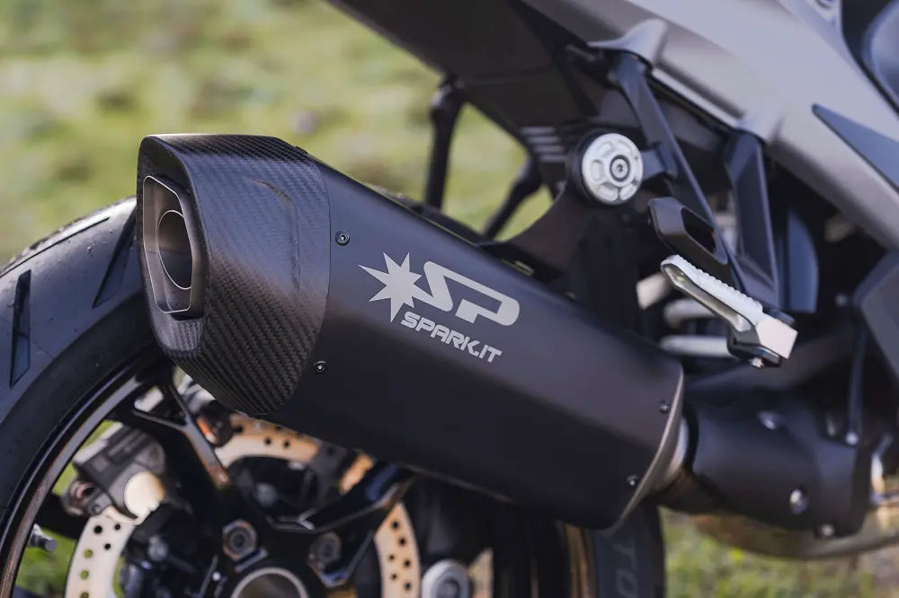 Spark Fighter Evo Slip-on Muffler With Carbon Fiber End Cap