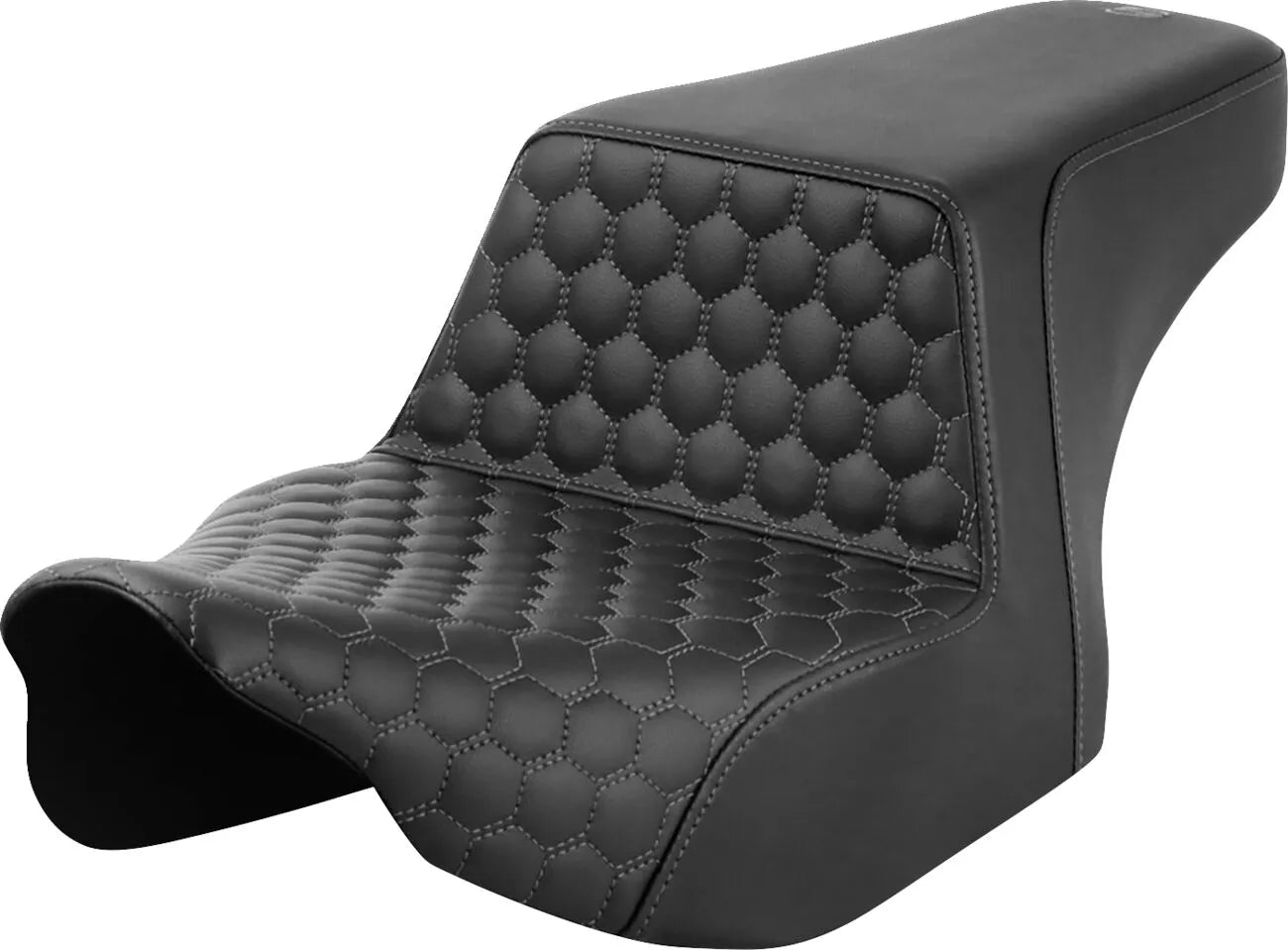 Saddlemen Honeycomb Step-up Seat - For Harley Davidson