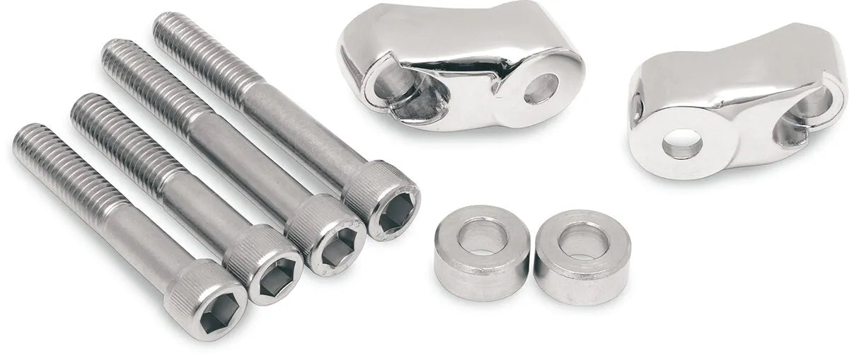 Drag Specialties Short Turn Signal Mounts 49mm Chrome