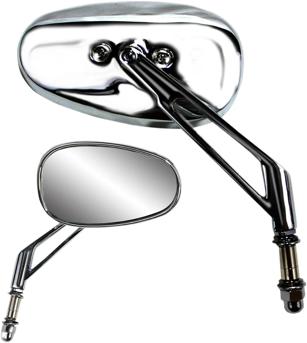 Parts Unlimited Billet Chrome Mirror