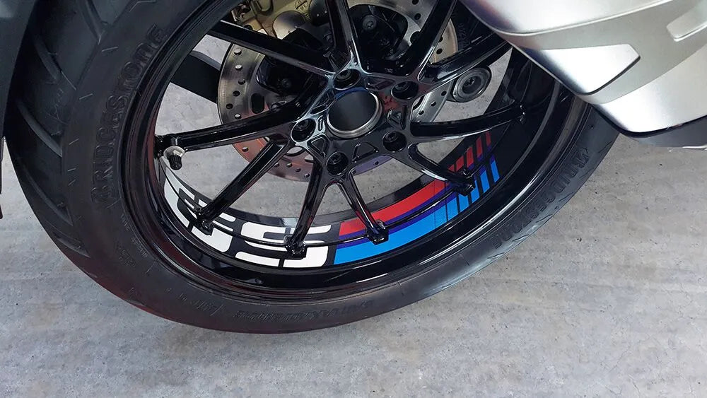 Uniracing Rim Decal For Bmw Motorcycles - Premium Vinyl