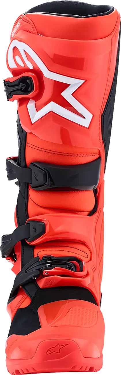 Alpinestars Tech 7 Enduro Boots Red Fluo Black