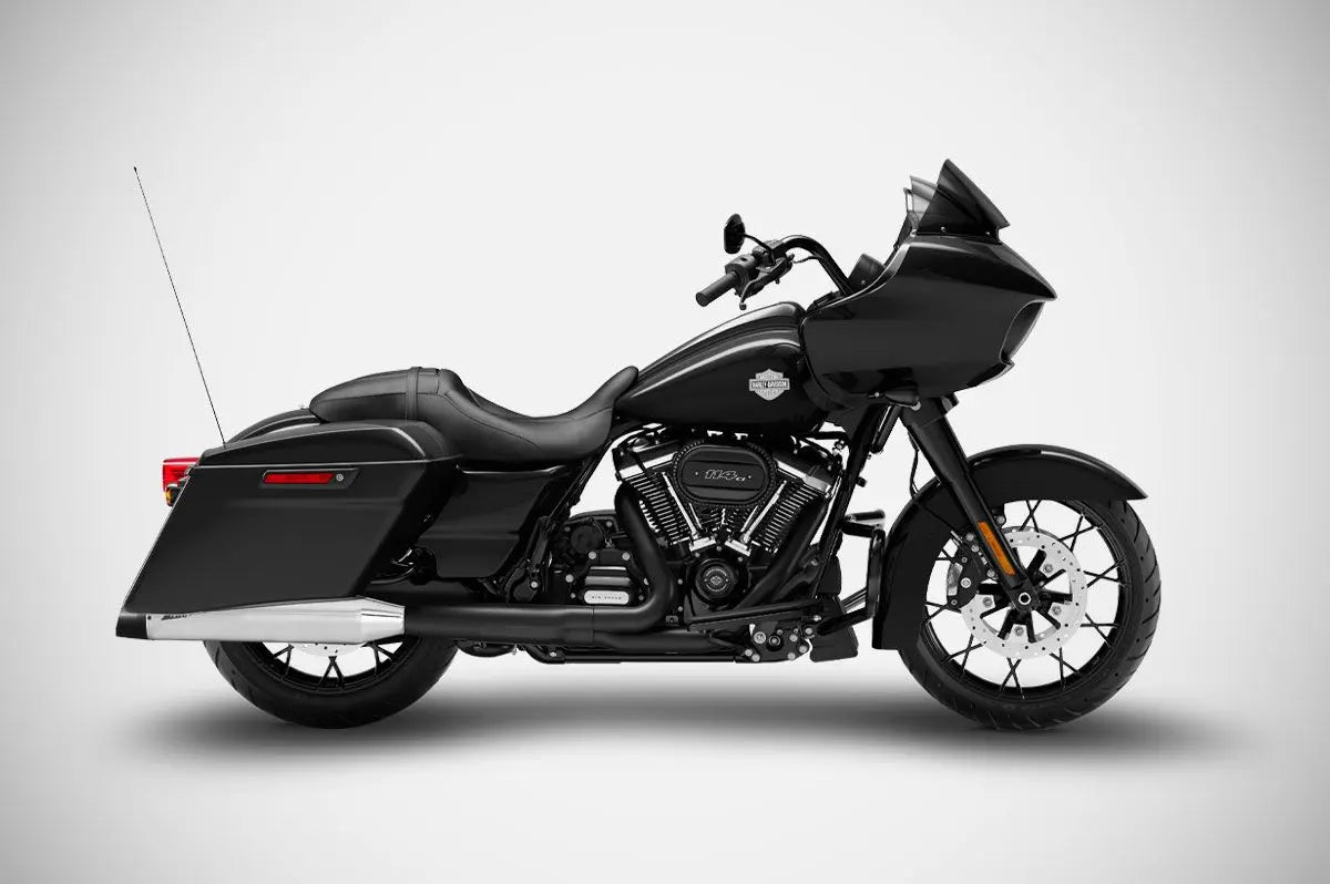 Zard 4.33" Slash-cut Slip-ons Lyddæmper Til HD-Touring E3 - ECE Godkendt