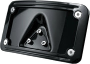 Kuryakyn Curved Laydown License Plate Mount With Frame