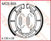 Trw Mcs855 Organiske Bremseklodser - 130 mm Diameter - For & Bag