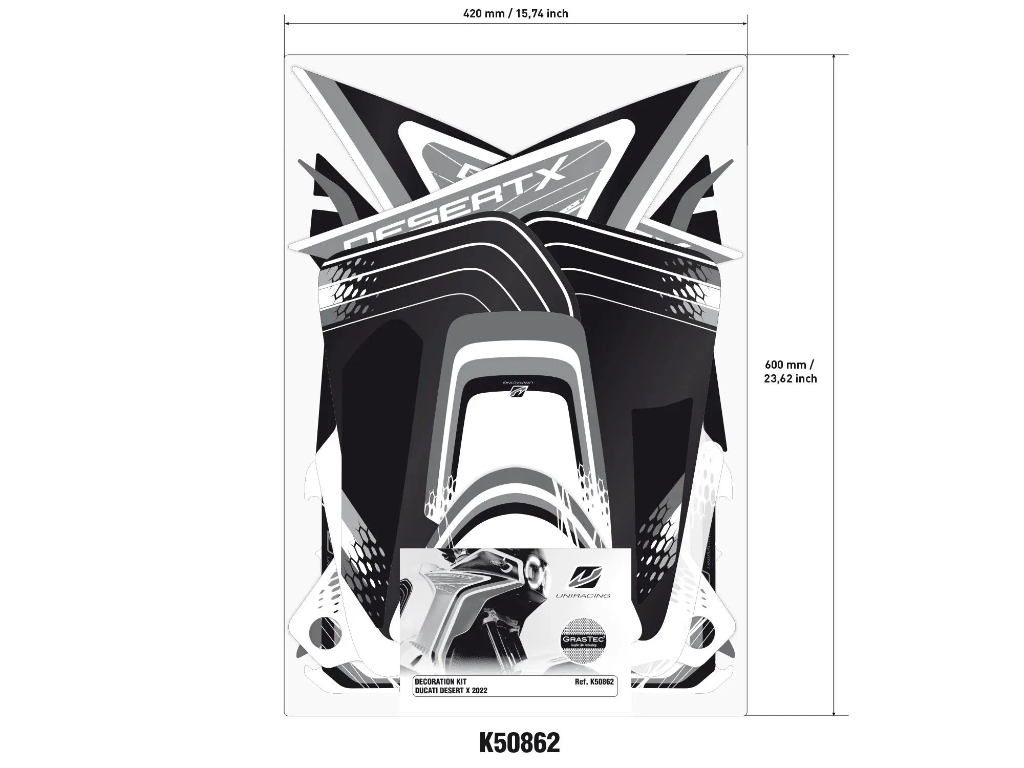 Uniracing Decal Kit - Protect & Decorate