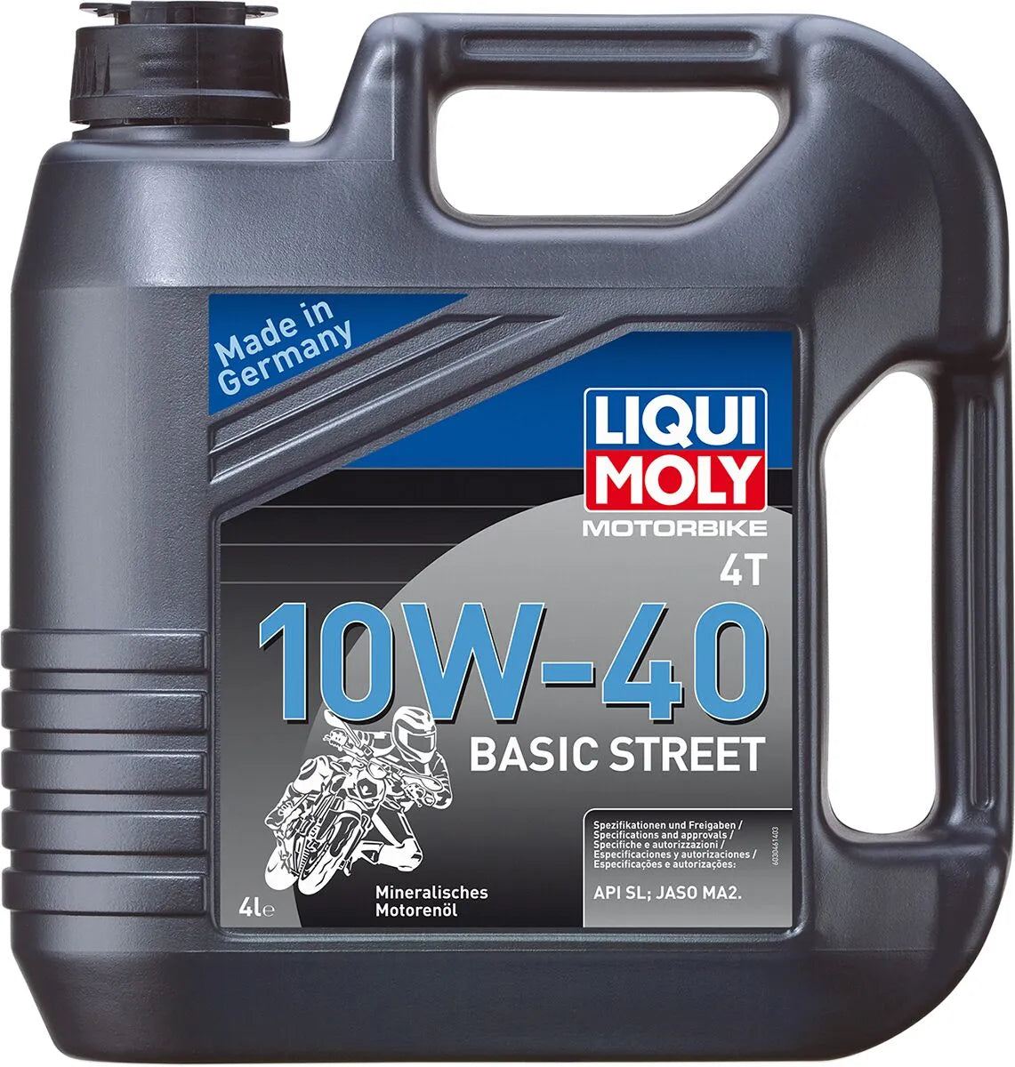 Liqui Moly 4t 10w-40 Basic Street Engine Oil 4 liter