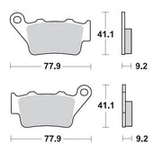 Moto-master Racing Bremseklodser Offroad Sinter Metal - Bag